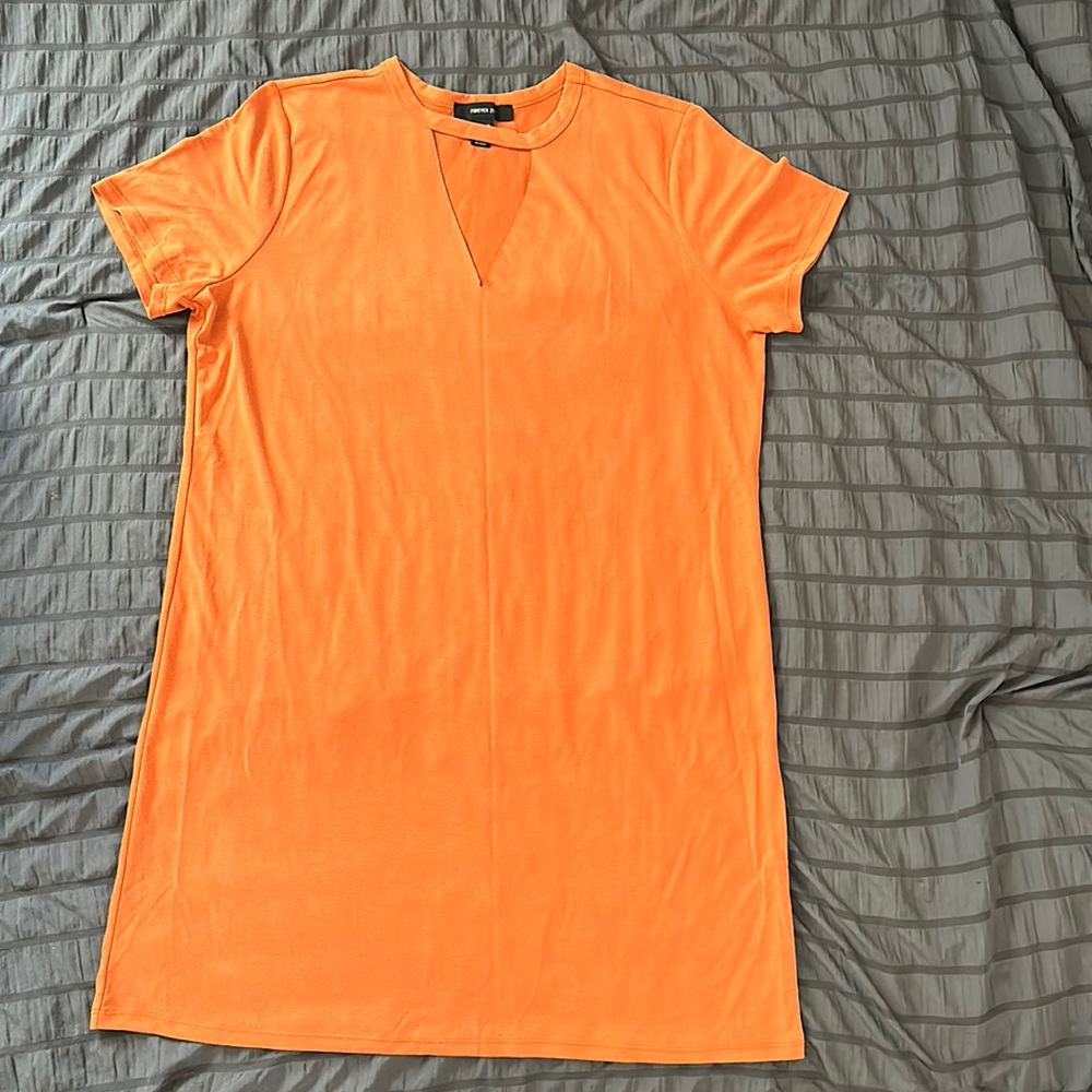 Forever 21 Plus size women orange dress